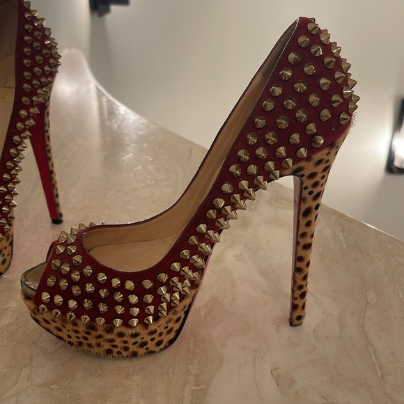 Christian Louboutin Platform Sandals Size 37. - Picture 5 of 15